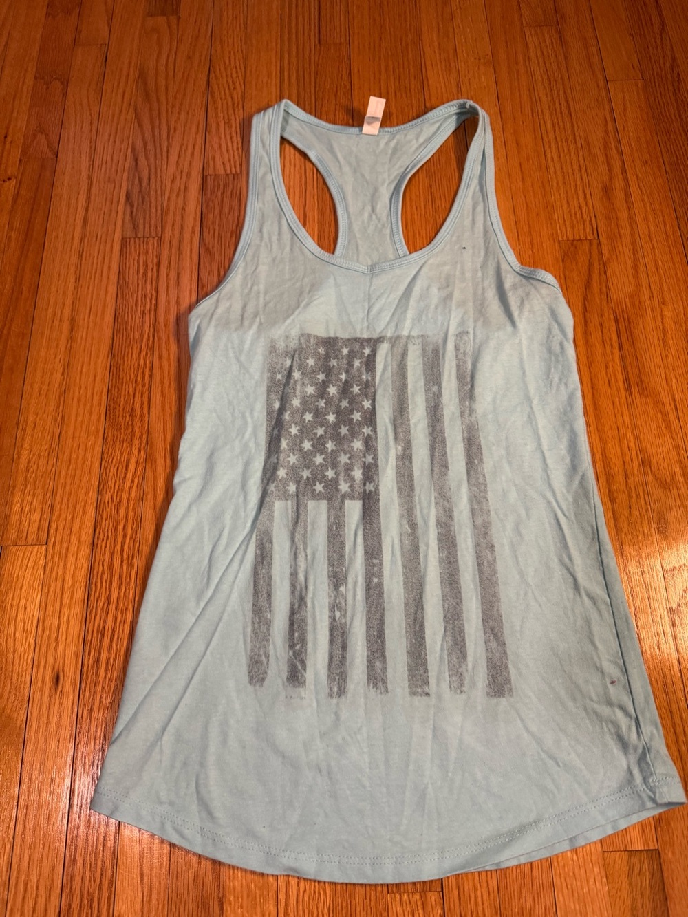American Flag Racerback Tank Top Juniors Small